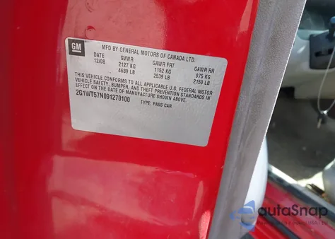 2009 Chevrolet Impala Lt from USA, damaged, VIN 2G1WT57N091270100